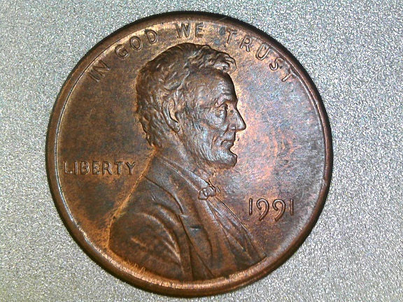 Pocket-Change:-1991-P-LMC-With-A-Interesting-Reverse-Rim.